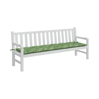 VidaXL Gartenbank-Auflage Blattmuster 200x50x7 Cm Stoff