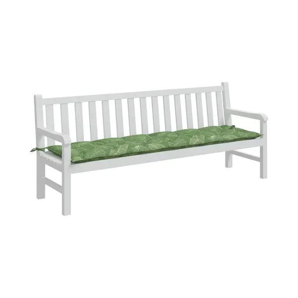 VidaXL Gartenbank-Auflage Blattmuster 200x50x7 Cm Stoff thumbnail
