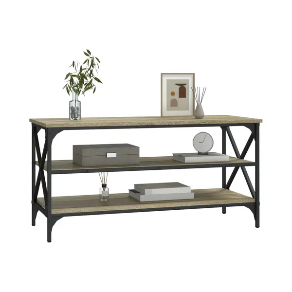 VidaXL Tv-Schrank Sonoma-Eiche 100x40x50 Cm Holzwerkstoff thumbnail