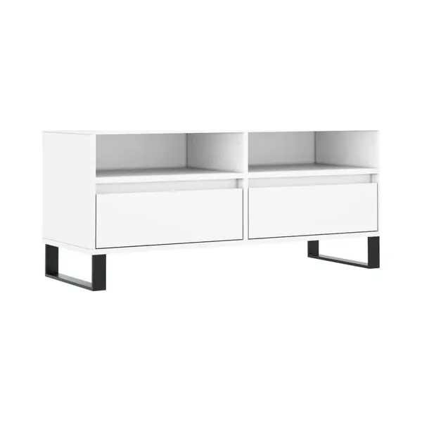 VidaXL Tv-Schrank Weiß 100x34, 5x44, 5 Cm Holzwerkstoff thumbnail