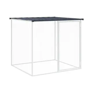 VidaXL Hühnerkäfig Mit Dach Anthrazit 103x98x90 Cm Verzinkter Stahl
