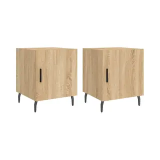 VidaXL 827603 Nachtschränkchen & Nachttisch Eiche