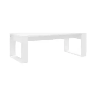 VidaXL Wohnzimmertische Table Basse 102x50x35 Cm Bois D'ingénierie Blanc