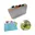 blauw, groen, rood, wit