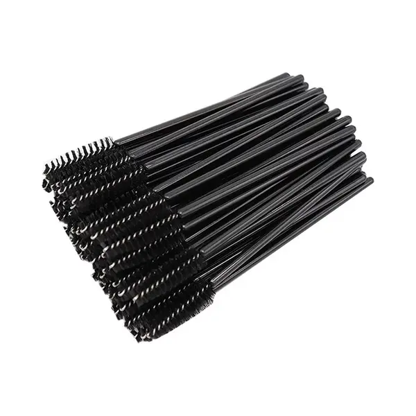 Wegwerp Wimper En Wenkbrauw Borsteltjes - Mascara Borsteltjes - 50 Stuks - Diep Zwart thumbnail