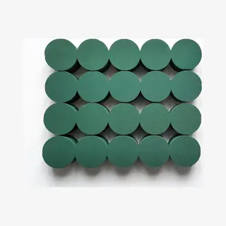 mosy Steekschuim/Oasis Rondjes Nat - 20 X Groen - Ø 8 - Hoogte 5 Cm – Kerststukje Maken - Bloemstukje Maken –Paas Stukje Maken- Oas-003