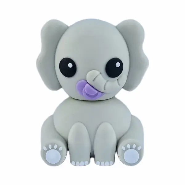 Ulticool - Elefant Usb-Stick 32 Gb – Praktisches Und Stilvolles Design Für Babyparty, Frauen, Freundin Oder Elefantenliebhaber – Grau thumbnail