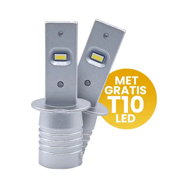 Xeod H3 Perfect Fit Led Lampen Met E-Keur – Auto Verlichting Lamp – Dimlicht, Grootlicht Of Mistlicht - 2 Stuks – 12V thumbnail