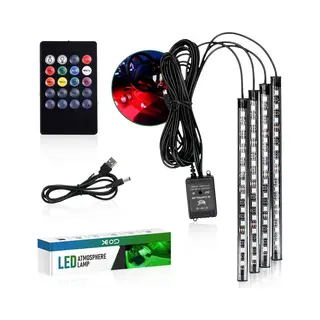 Xeod Sfeerverlichting Led Strip's Met Usb Aansluiting - 12V/5V - Interieur Verlichting - Ambient Light - Auto - Vrachtwagen - Bestelauto - Accessoires