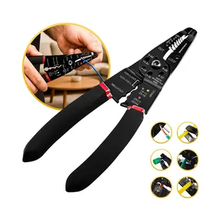 Proking Draadstriptang Multifunctioneel – Draadstripper - Striptang - Krimpen - Strippen - Snijden Van Kabels En Terminals – Ergonomisch Handvat,