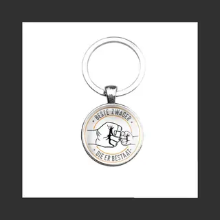 Mc Living Sleutelhanger Glas - Beste Zwager