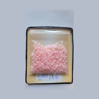 Parels Voor Voorwerpen (bv. Beer) Te Beplakken - 2 Zakjes - 4mm - Licht Roze