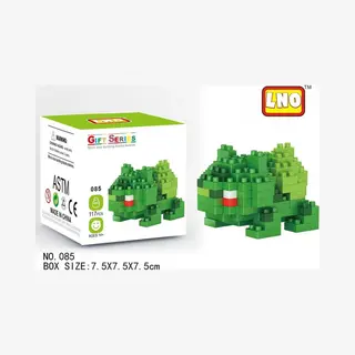 Lno Miniblocks - Bouwset / 3D Puzzel - Educational Toys - Bouwdoos Mini Blokjes - 085