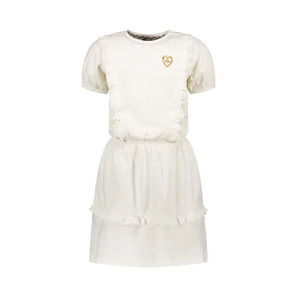 Moodstreet Meisjes Jurk Fancy - Warm Wit thumbnail