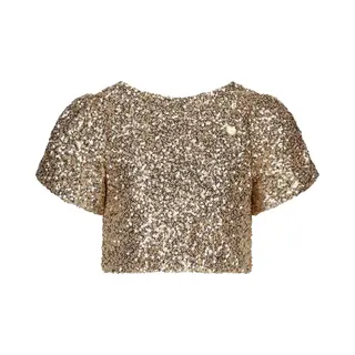 Le Chic Blouse Elstree C511-5105 Gold - Maat 116