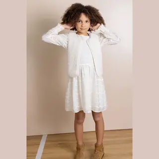 Nono N512-5803-020_134-140 Meisjes Jurk Milly - Maat 134/140