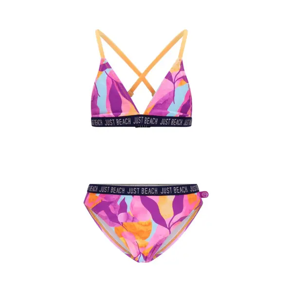 Just Beach - Bali Just Beach Girls Triangle Bikini - Abstract - Maat 158-164 thumbnail
