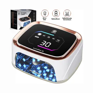 Beeperfect® Uv Lamp Gelnagels - Nagellamp - Nagellamp Uv Led - Nageldroger - Draadloos - Reflecterende Binnenkant - Rose Goud