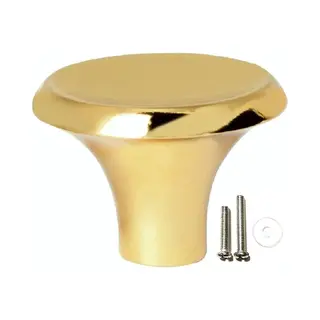 Msqdesign Kastknop Goud (Glanzend) - Kastknoppen Goud - Deurknopjes Goud Voor Kast- Deurknopjes Goud -kast Knop Goud - Meubelknop Goud - Meubelknoppen