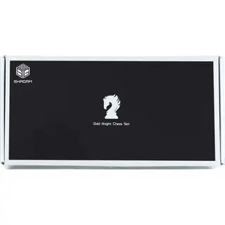 Shagam - Schaakbord Met Schaakstukken - Schaakset - Schaakspel - Schaken - Chess - Hout - 39 Cm