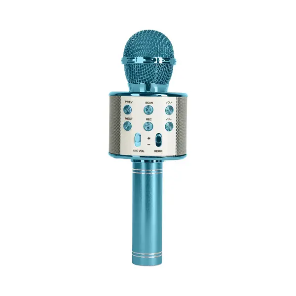 Zoem enterprise Zoem - Karaoke Microfoon Blauw - Draadloos - Bluetooth Verbinding - Zingen - Oplaadbaar - Feest - Cadeau thumbnail