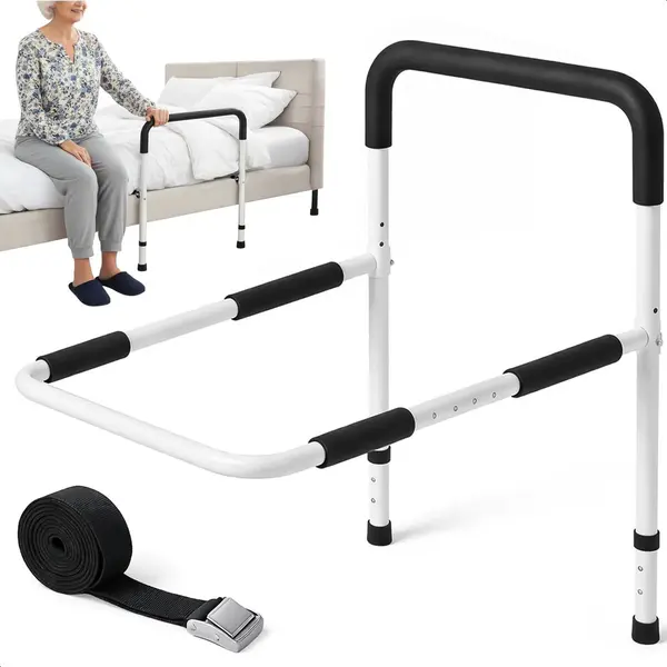 Alyze Bedsteun Tot 150KG – Bed Beugel – Papegaai – Ouderen – Uitstap – Galg – Hulp Middelen - Hekje - Hek - Rand - Uitval Bescherming - thumbnail