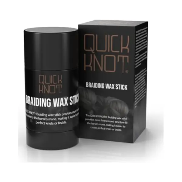 Quick Knot® Braiding Wax Stick | 40 Ml | For Horses | Formulated With Shea Butter, Beeswax, And Jojoba Oil thumbnail