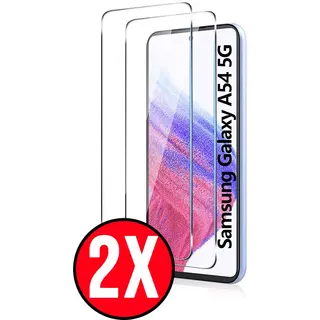 Tech Logic Casemania Glas Geschikt Voor Samsung Galaxy A54 5G - Screenprotector Glas Gehard Tempered Glass - 2 Stuks