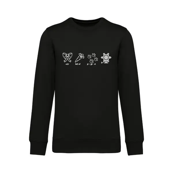 Rubbly RebusShirts Ik Word Grote Broer - Zwart - 122/128 thumbnail