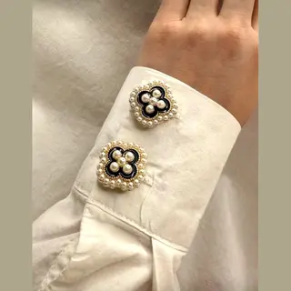 Savvy the label Knopen Set Kraag - Button Covers - Knopen Set - Buttoncovers - Decoratieve Knopen - Knopen Voor Op Een Blouse - Knopen Voor Aan Mouwen - Knopen -