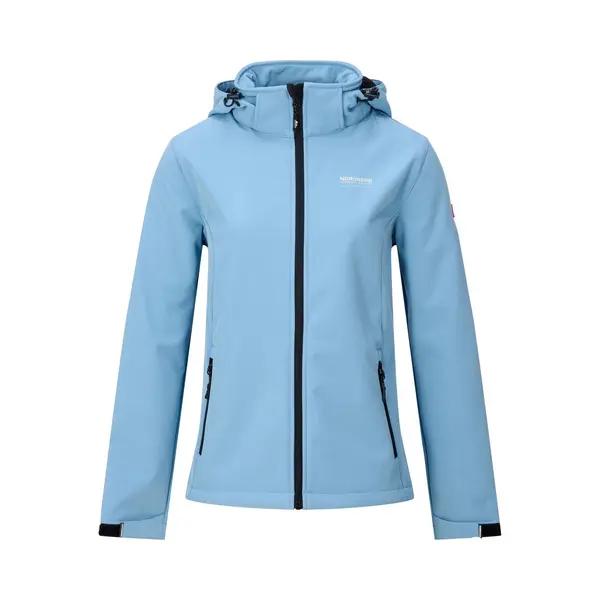 Nordberg Ingrida Softshell Jas Dames - Lichtblauw - Maat M thumbnail