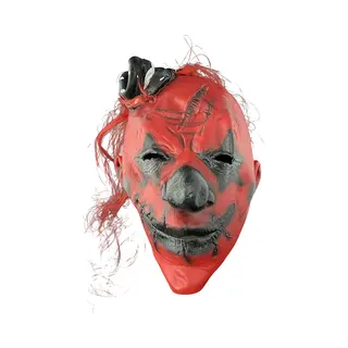 Fjesta© Halloween Masker Horror Clown - Rood/zwart - Latex