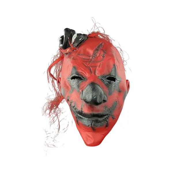 Fjesta© Halloween Masker Horror Clown - Rood/zwart - Latex thumbnail