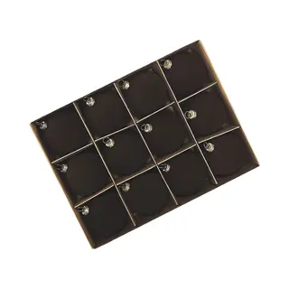 Fjesta© Velvet Kerstballen - 6cm - Donkerbruin - 12 Stuks