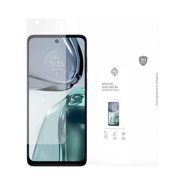 Cazy Screenprotector Geschikt Voor Motorola Moto G62 (5G) - Screenprotector Gehard Glas thumbnail