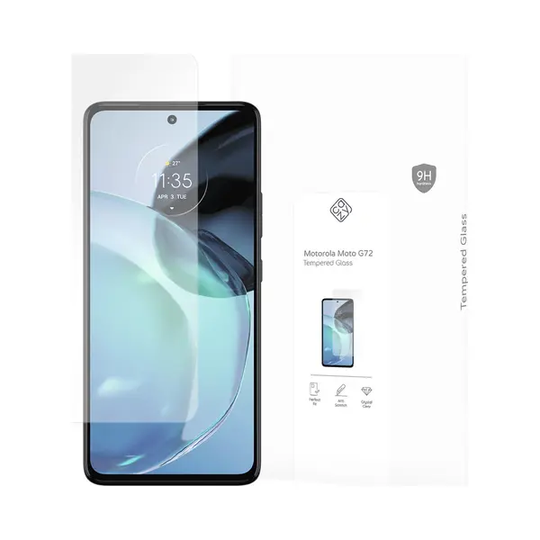 Cazy Screenprotector Geschikt Voor Motorola Moto G72 - Screenprotector Gehard Glas thumbnail