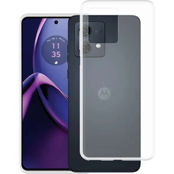 Cazy Hoesje Geschikt Voor Motorola Moto G84 (5G) Hoesje Siliconen - Flexibele Case - Transparant thumbnail