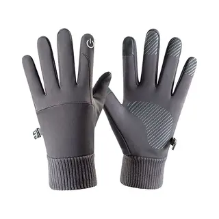 Cazy Waterdichte Touchscreen Handschoenen - Maat M - Grijs