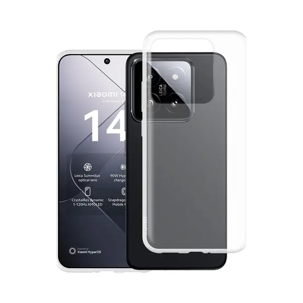 Cazy Soft Tpu Schutzhülle (Xiaomi 14), Smartphone Hülle, Transparent thumbnail
