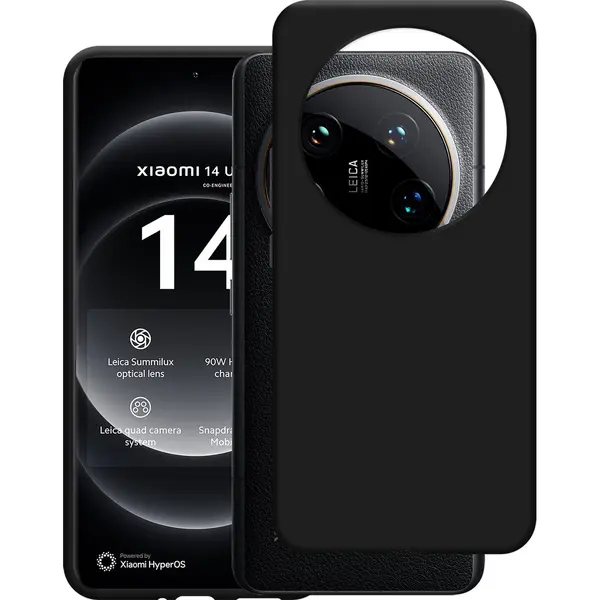 Cazy Soft Tpu Schutzhülle (Xiaomi 14 Ultra), Smartphone Hülle, Schwarz thumbnail