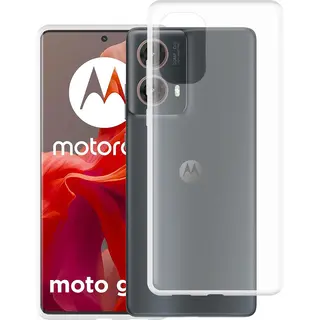 Cazy Hoesje Geschikt Voor Motorola Moto G85 Hoesje Siliconen - Flexibele Case - Transparant