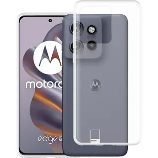 Cazy Hoesje Geschikt Voor Motorola Edge 50 Neo Hoesje Siliconen - Flexibele Case - Transparant