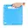blauw