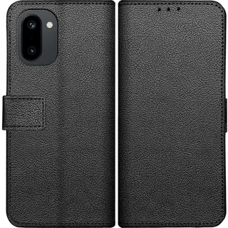 Cazy Hoesje Geschikt Voor OnePlus 15R Hoesje Met Pasjeshouder - Bookcase Classic - Zwart