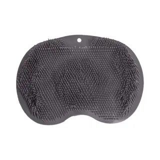 Voetscrubber - Douche Borstel - Voetmassage - Douchemat Antislip Zuignappen - Massage Mat - Voet Verzorging - Rug Wasser - Voetwasser - Grijs