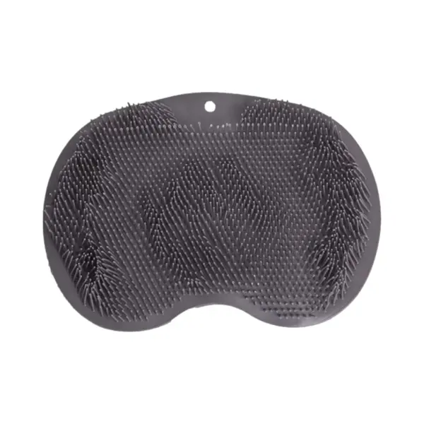 Voetscrubber - Douche Borstel - Voetmassage - Douchemat Antislip Zuignappen - Massage Mat - Voet Verzorging - Rug Wasser - Voetwasser - Grijs thumbnail