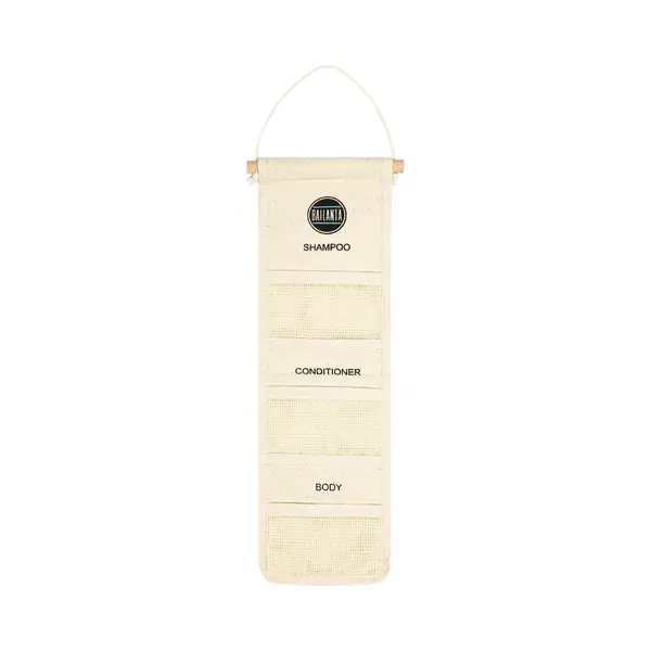 Bailanta® Shampoo Bar Houder – Duurzaam Zeepzakje Voor Douche – Zeephouder & Zeepbakje – Sneldrogend Katoen & Bamboe – Voor Shampoo, thumbnail