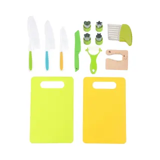 Js Goods Kindermessen Set – 13 Delig - Kindvriendelijke Messen – Messenset Voor Kinderen – Kindermes - Gekleurde Kindermessen - Koken Met Kinderen -