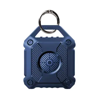 Furtastic® Waterdichte AirTag-Sleutelhanger - Vierkant - Blauw - Tracker Accessoires - Apple AirTag Niet Inbegrepen