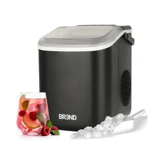 Brend Br-2213 - IJsblokjesmachine - 10 Kg Per Dag - Zwart